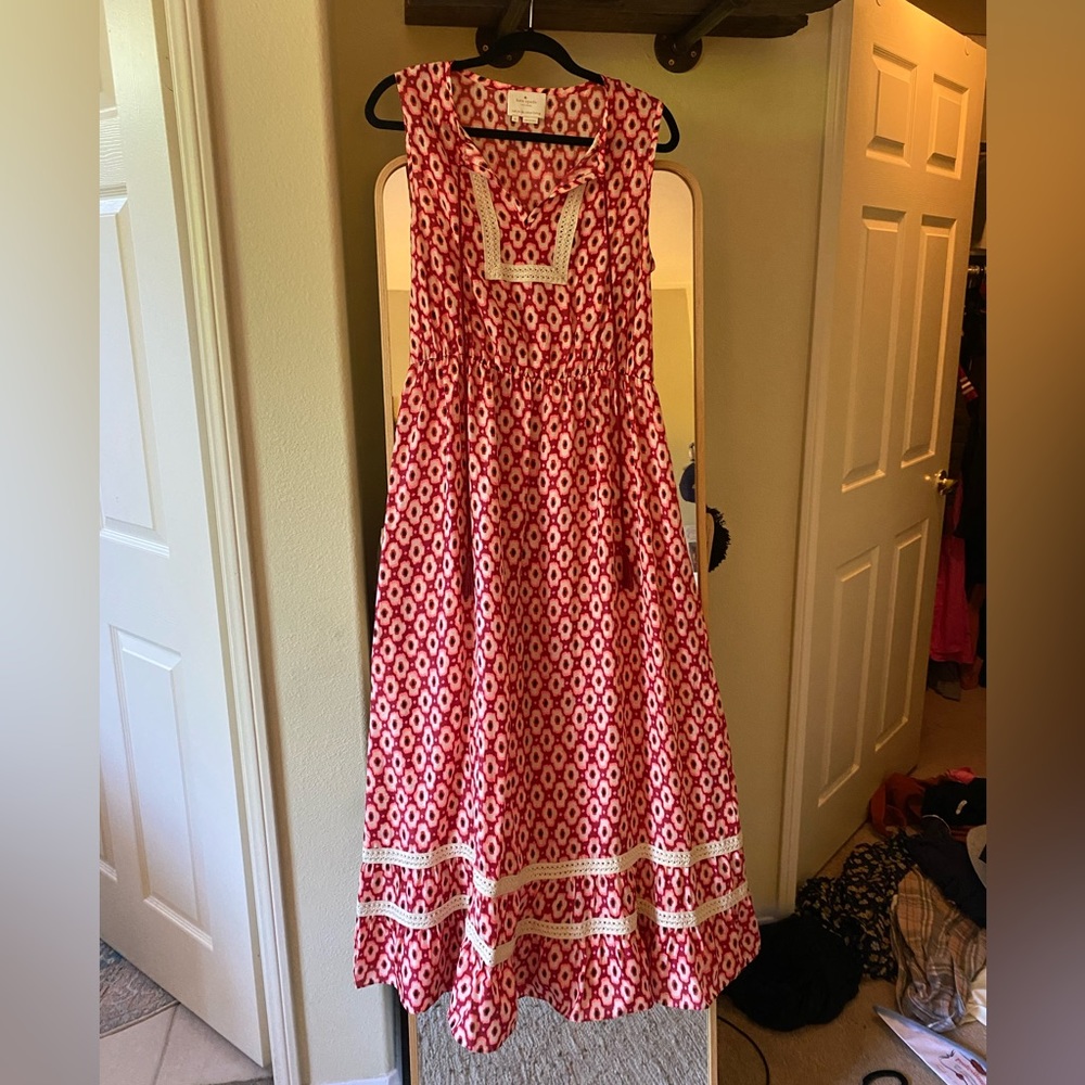 Kate Spade silk maxi dress